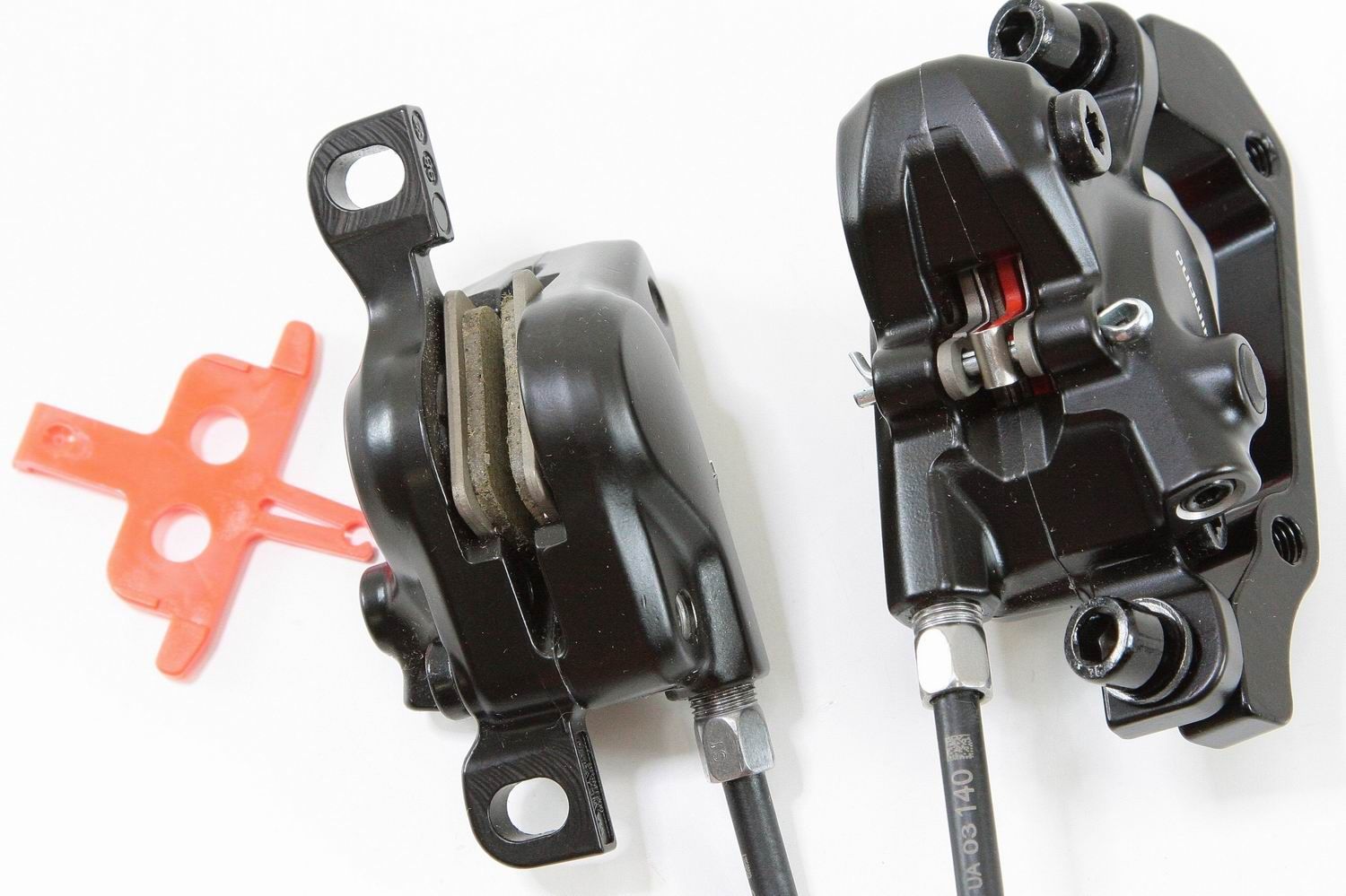 シマノ SHIMANO 油圧ディスクブレーキ BL-MT200 BR-MT200 SM-RT26mmローター付 前後セット ブラック BRIGHTFACE_UK
