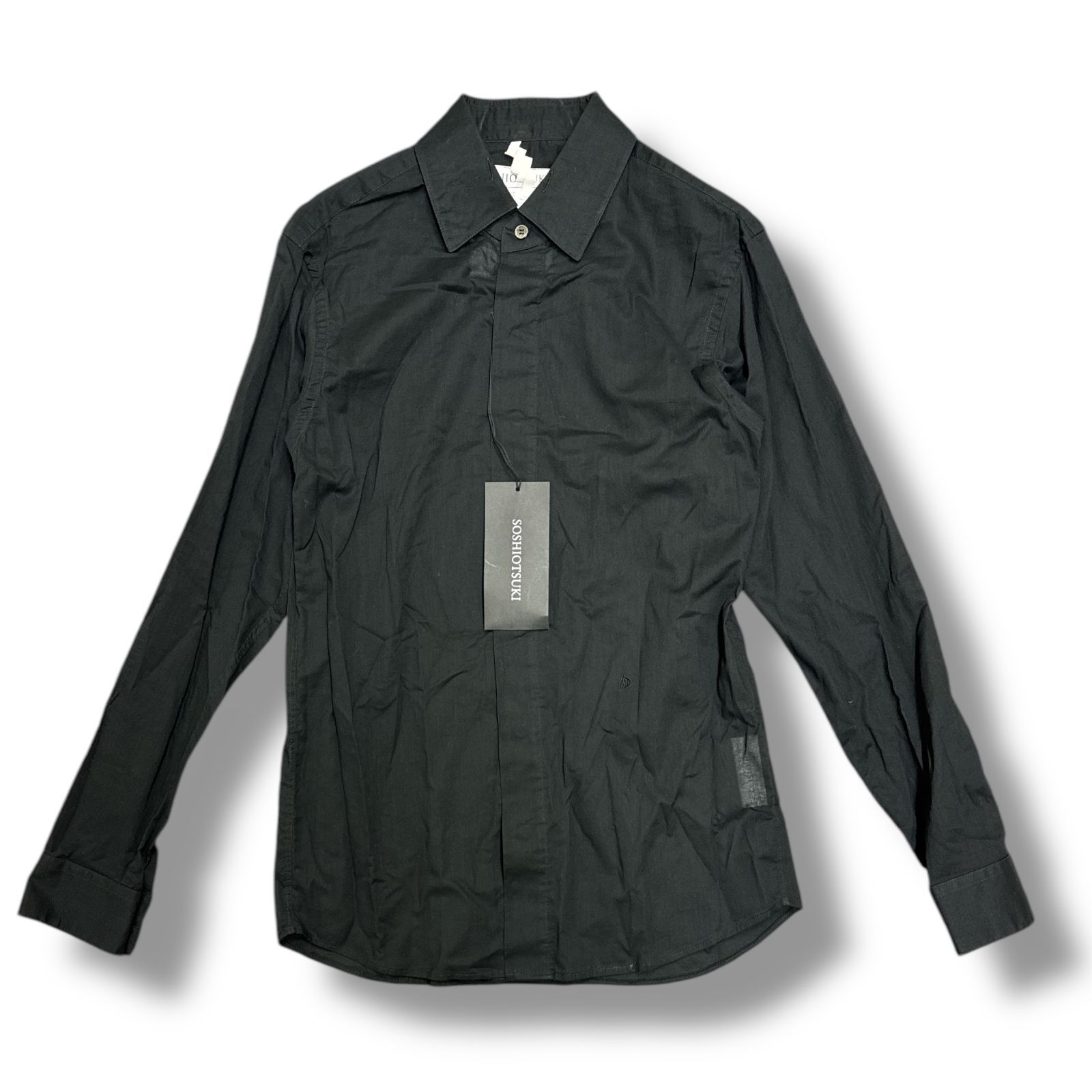 品揃え豊富で SOSHIOTSUKI 未使用品 参考上代33000円 24SS SHIRT FLATCOLLAR トップス