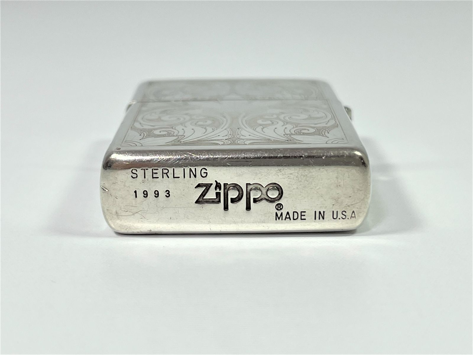 ZIPPO ジッポ STERLING スターリング シルバー 1993 MADE IN USA 唐草 
