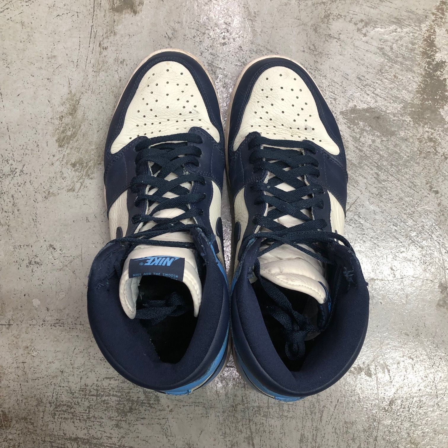 NIKE AIR JORDAN 1 RETRO HIGH OBSIDIAN UNC 555088-140 オブシディアン ジョーダン1 スニーカー ナイキ 30cm 72908A1