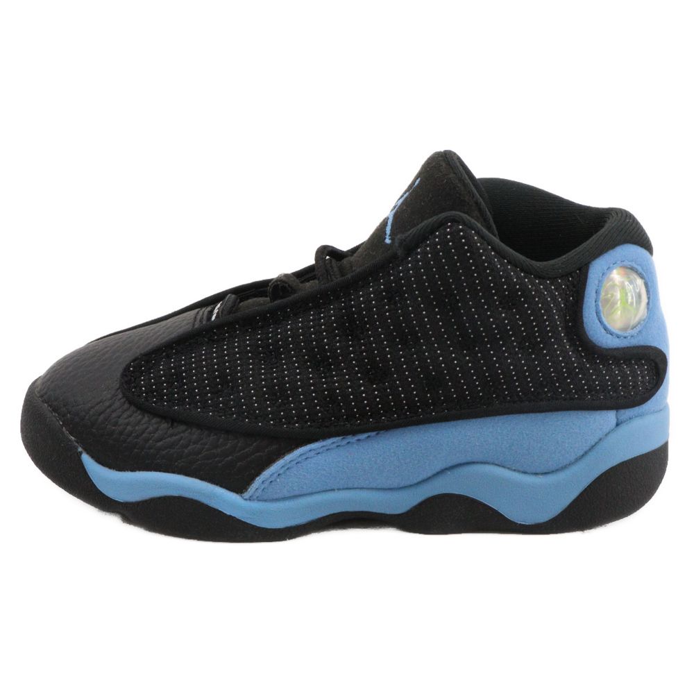 NIKE (ナイキ) TD Air Jordan 13 Black University TDエアジョーダン13 ハイカットスニーカー キッズ 414581-041 ブラック/ブルー US10C/16.0cm