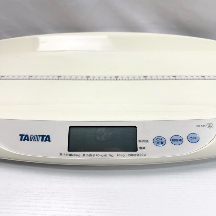 タニタ 体重計 デジタルベビースケール ホワイト BD-586-WH-公式特売