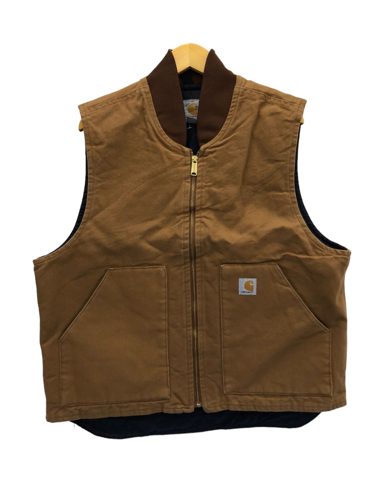 Carhartt (カーハート) 古着 ダックベスト 裏キルティング DUCK VEST