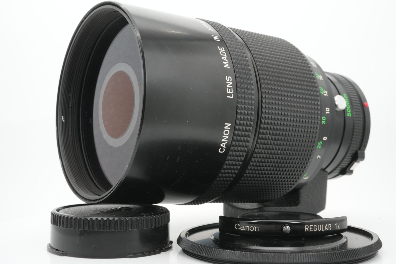 美品 Canon NEW FD REFLEX 500mm F8 超望遠 ミラーレンズ マニュアル オールドレンズ