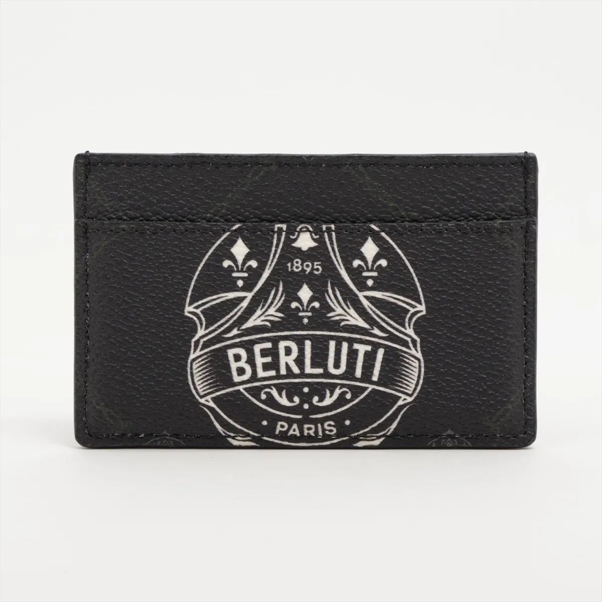 BERLUTI ブラックレザー カード　名刺入れ 名刺入れ 紳士用 | ベルルッティ JP