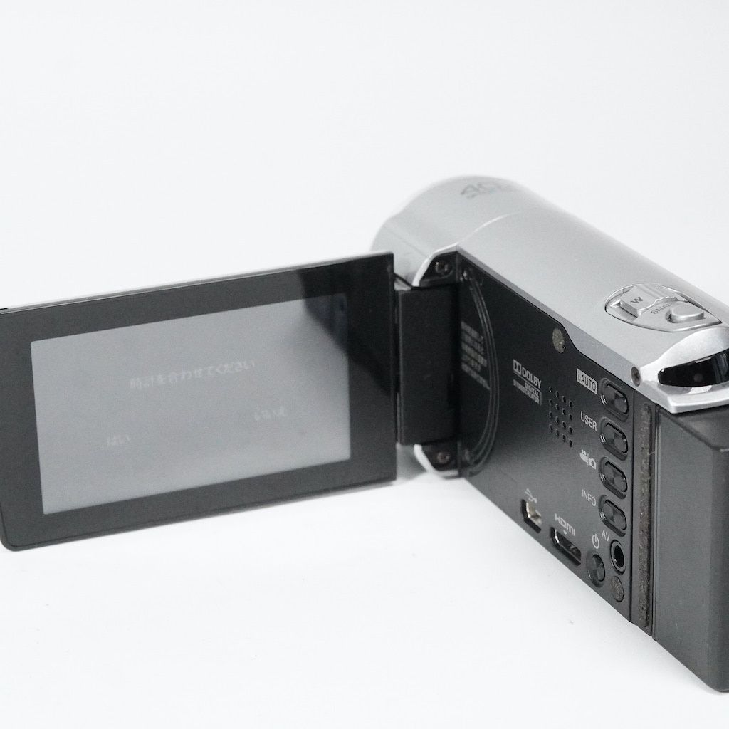 【動作確認ＯＫ】JVC Everio GZ-HM450-S JVC Victor Everio GZ-HM450-S シルバー 動作OK 返金保証 /2062
