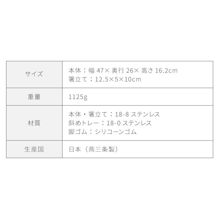 ステンレス製 水切りカゴ