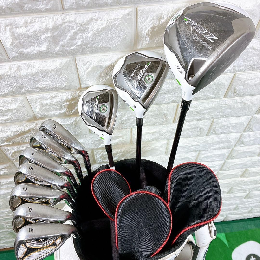 テーラーメイド メンズ ゴルフクラブセット RBZ×R7 初心者 10本 テーラーメイド メンズ ゴルフクラブセット RBZ×R7 初心者 10本