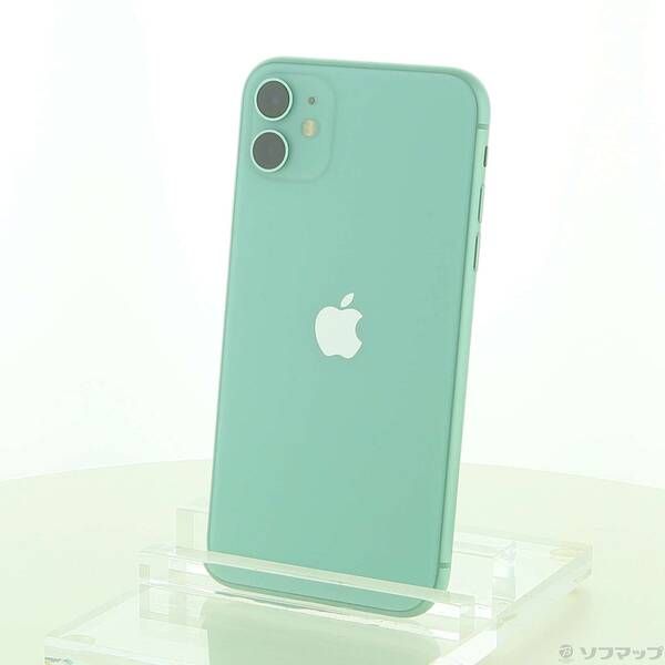 品〕 iPhone11 128GB グリーン MWM62J／A SIMフリー【352】 【公式通販】