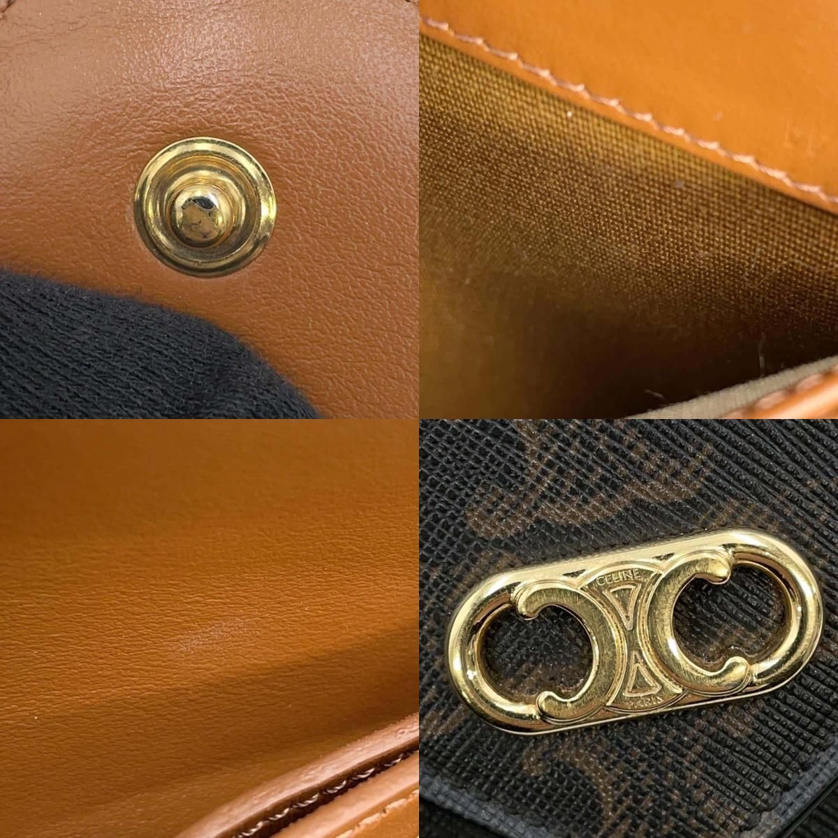 セリーヌ チェーンウォレット トリオンフ マイヨン PVC 10F822CZT  