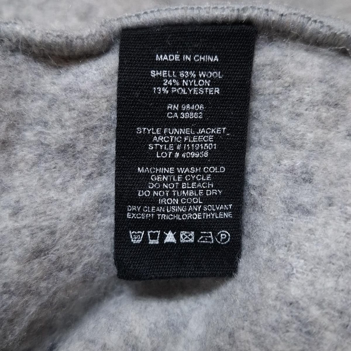 theory セオリー ブルゾン サイズXXL XL メンズ - ライトグレー×黒 長袖 ジップアップ 秋 冬 KANDAIZUMI_COM