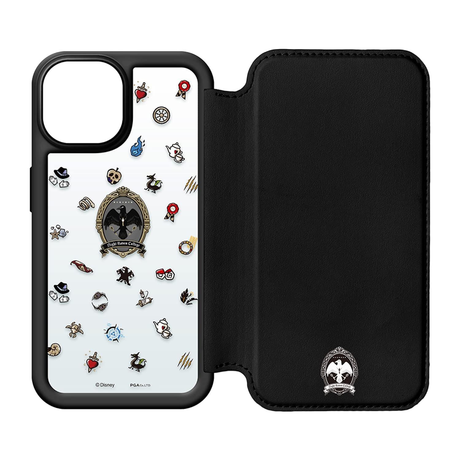 【数量限定】ツイステッドワンダーランド』] PG-TWGF21K08TWL [『ディズニー ガラスフリップケース 13用 iPhone Style Premium