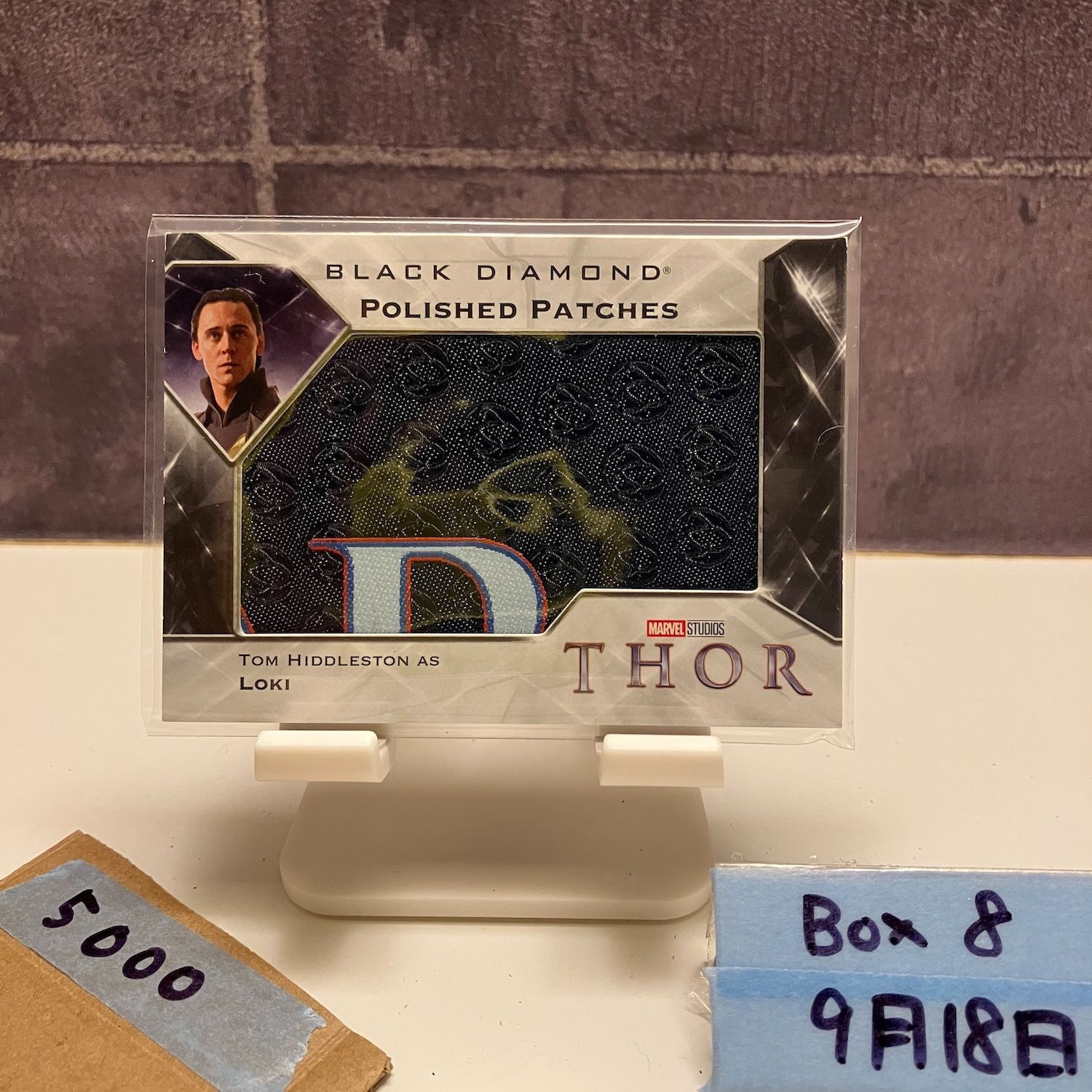 2021 Upper Deck Black Diamond Tom Hiddleston Loki Marvel Studios 