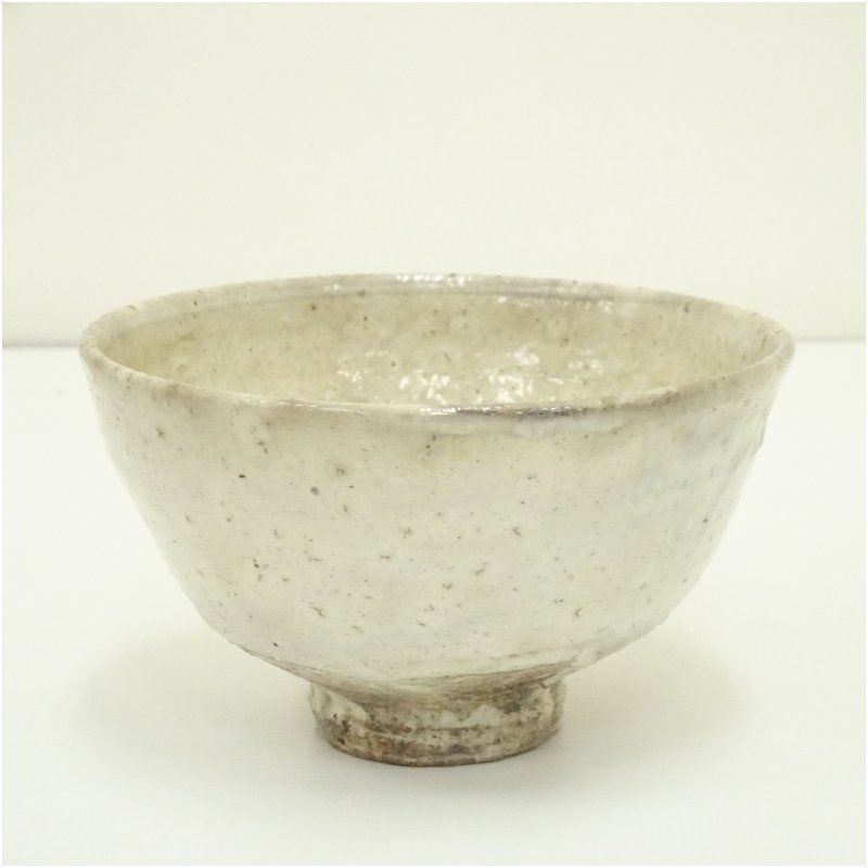 其中窯 河村又次郎造 粉引茶碗（共箱） 茶道 抹茶 割引 おしゃれ 抹茶