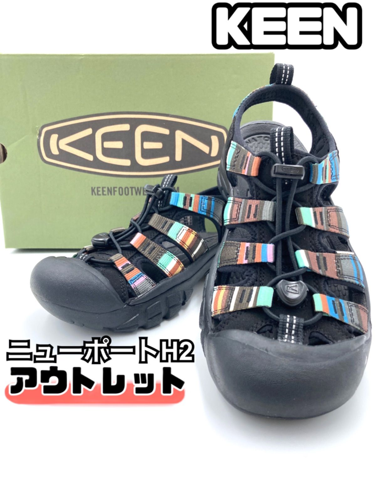 デウス エクスマキナ 送料込み【KEEN 】ニューポート/サンダル/24