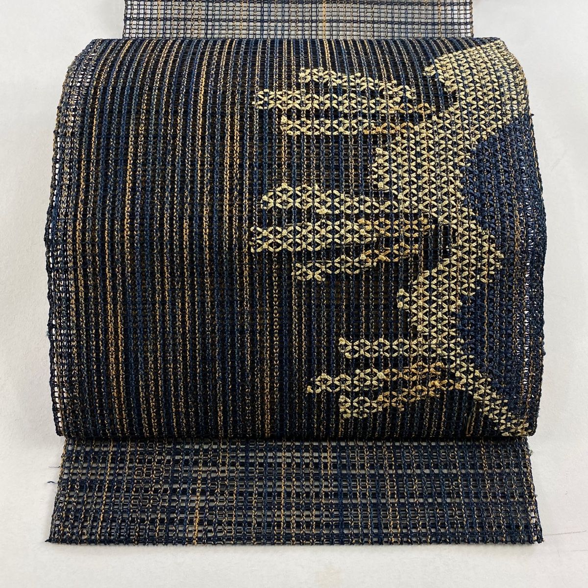 名古屋帯 美品 秀品 夏帯 松葉仕立て 八寸名古屋帯 トンネル