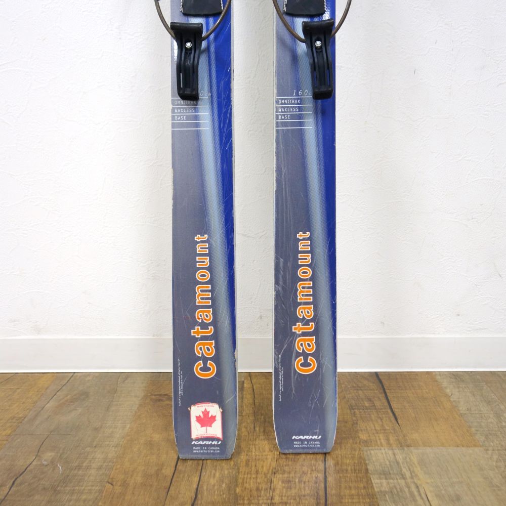 カルフ KARHU Catamount 160cm ステップソール テレマーク 75mm ビンディング RIVA テレマークスキー アウトドア カルフ KARHU Catamount 160cm ステップソール テレマーク 75mm