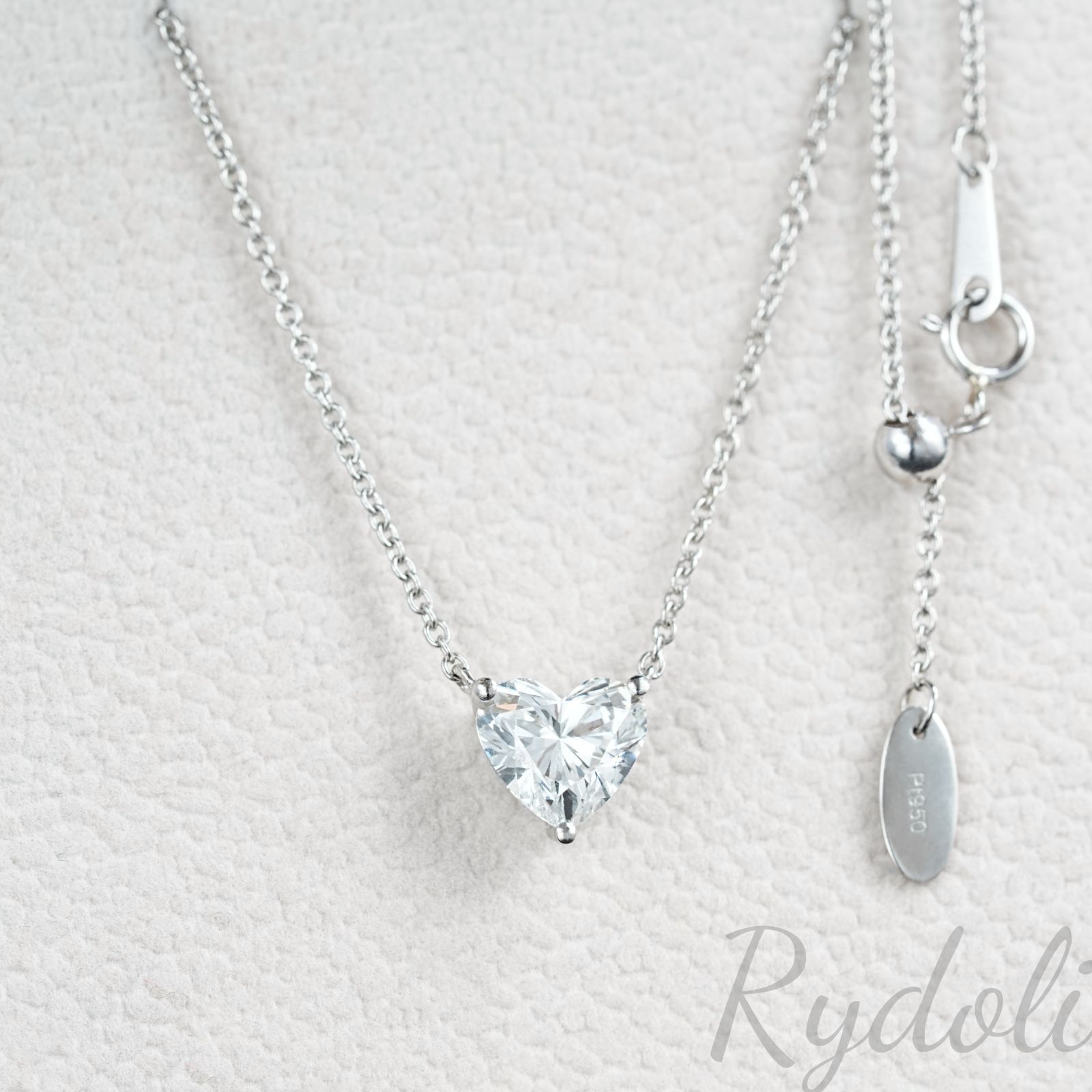 即納発送 PT950 1.80ct ダイヤモンドネックレス ラボグロウン  