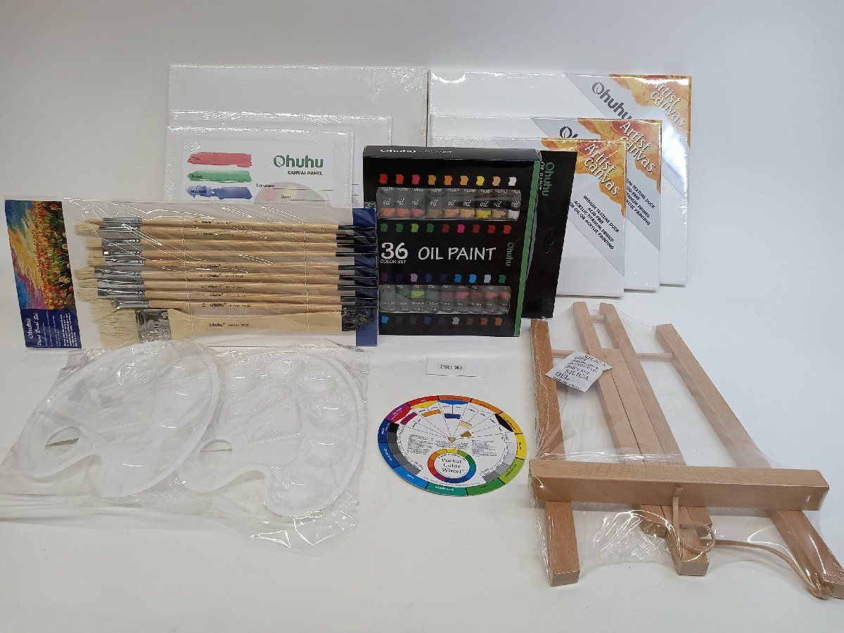 Ohuhu 油絵具 セット 56点セット 36色 油絵 油絵の具 絵画 画材 絵の具