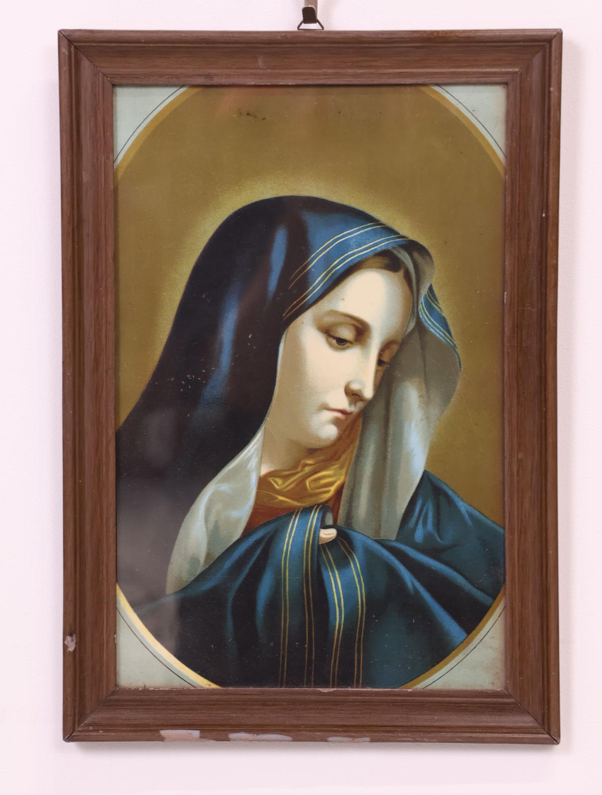 マリア フレーム ピクチャー コレクション 聖母マリア 壁掛け額絵 木製