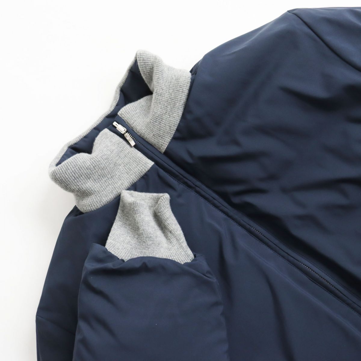 Loro piana ロロピアーナ ネイビー ニットポロ 48