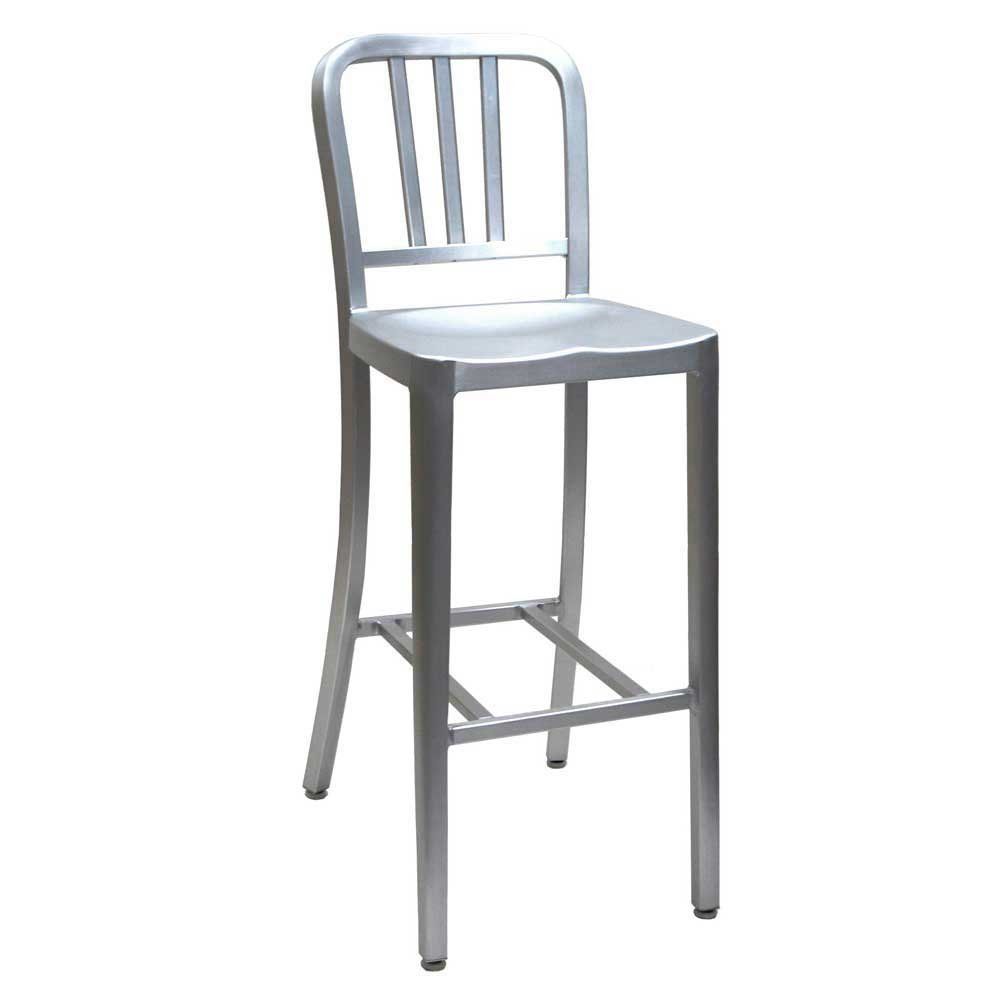 在庫セール アルミ バー スツール 高さ1120×幅440×奥行540mm 椅子 ALUMINUM BAR ダルトン Dulton STOOL ALC802C