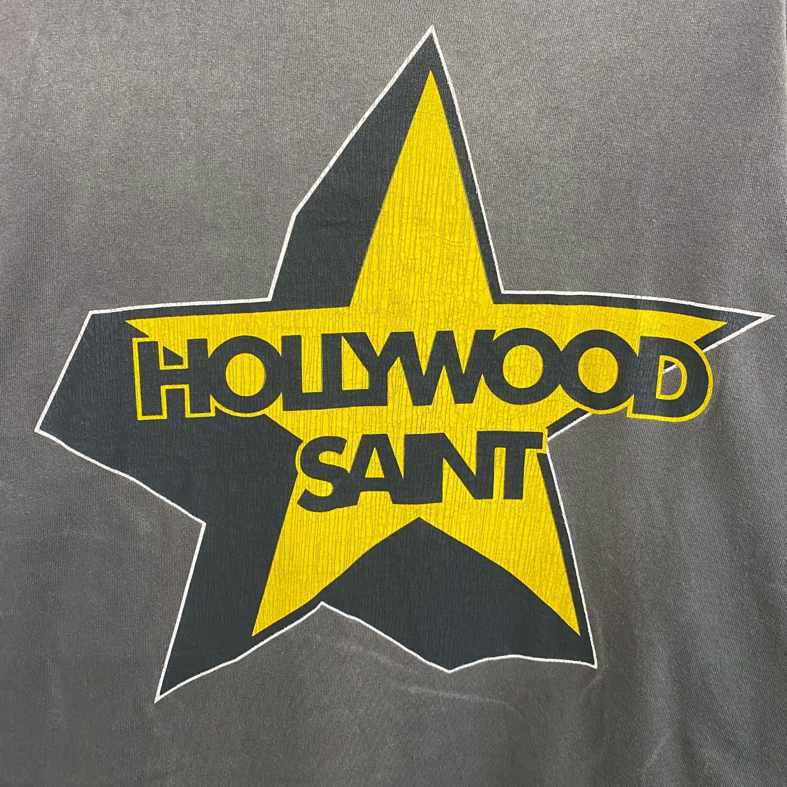 HOLLYWOOD SAINT 長袖カットソー XL 　黒 SAINT Mxxxxxx Hollywood セントマイケル ハリウッド 黒