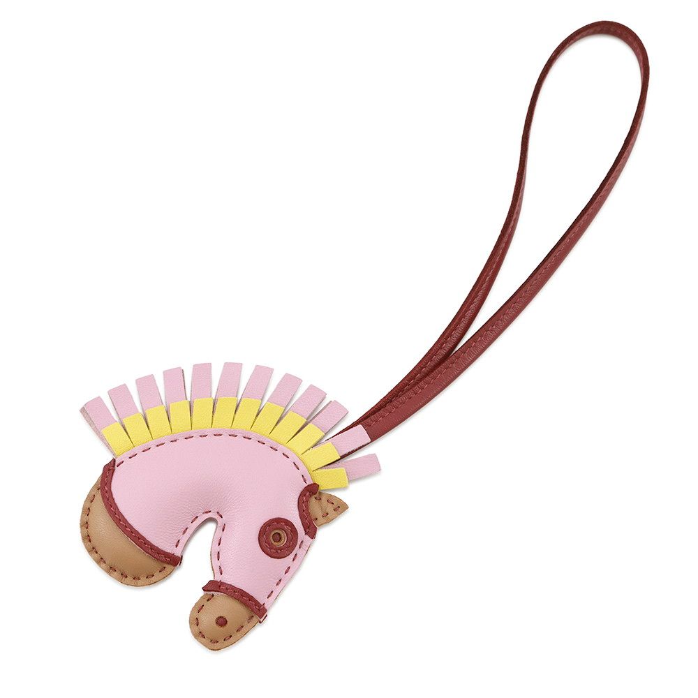 エルメス バッグチャーム ジージー カマイユ モーヴシルベストル