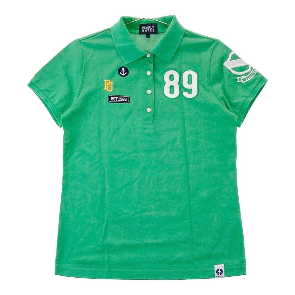 パーリーゲイツ レディース半袖ポロシャツ グリーン サイズ1（大きめ） サイズ：1 PEARLY GATES パーリーゲイツ 半袖ポロシャツ