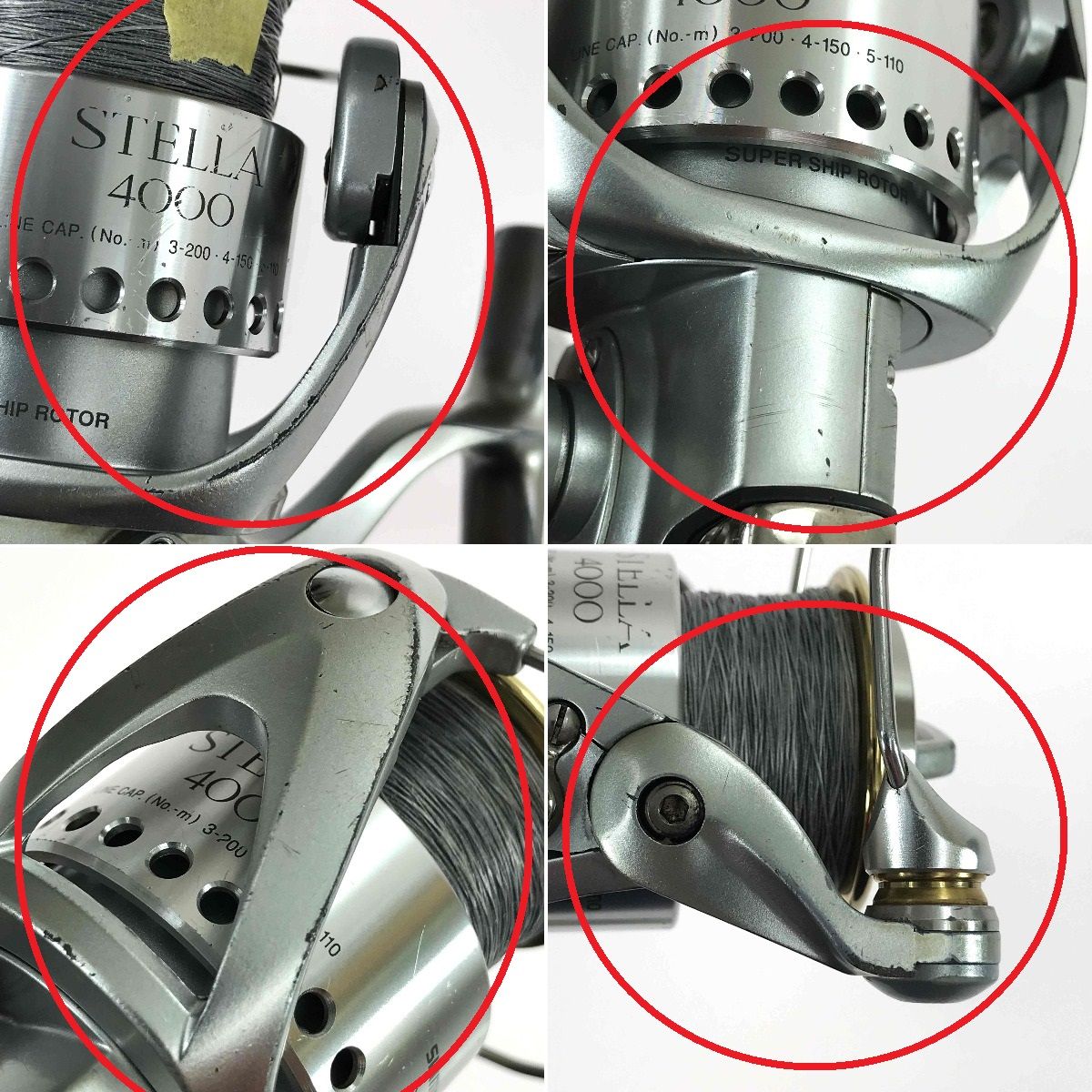 SHIMANO シマノ 98ステラ 4000 SC66H ダブルハンドル仕様 - メルカリ
