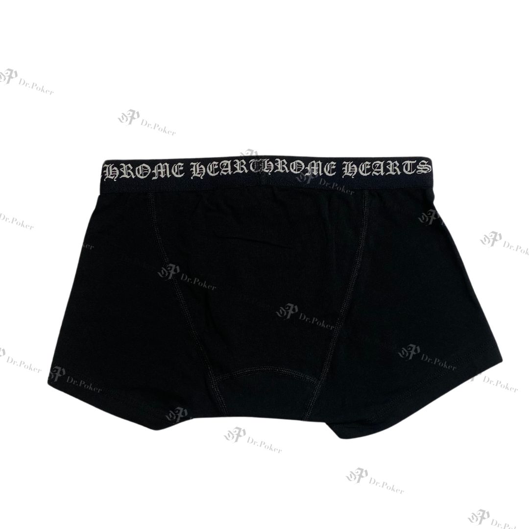新品】 Chrome ファッション Hearts ショート ボクサー ブリーフ 黒×白