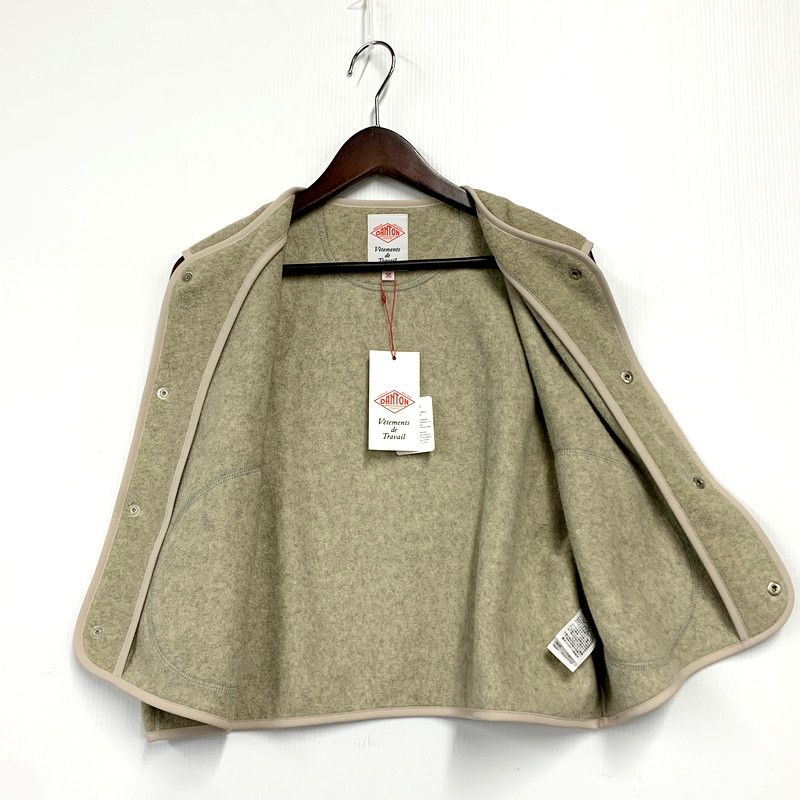 中古美品】Danton ダントン FLEECE COLLARLESS VEST DT-A0521 フリース 
