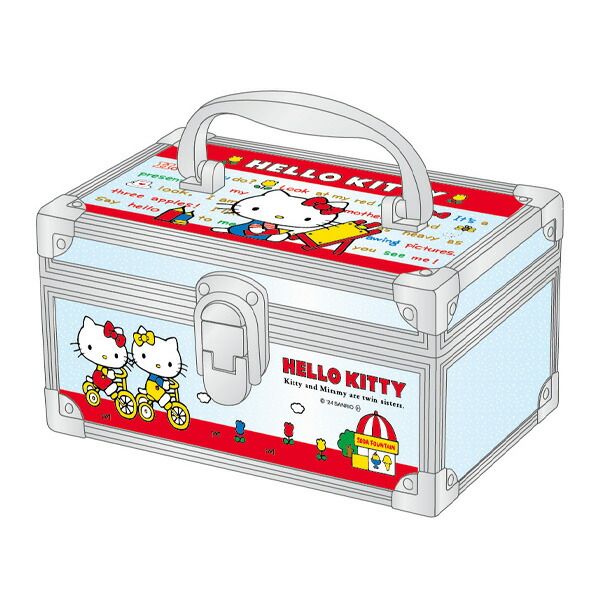 Sanrio　サンリオ　ハローキティ　鍵付き　ボックス　トランク　バニティケース Sanrio サンリオ ハローキティ 鍵付き ボックス トランク