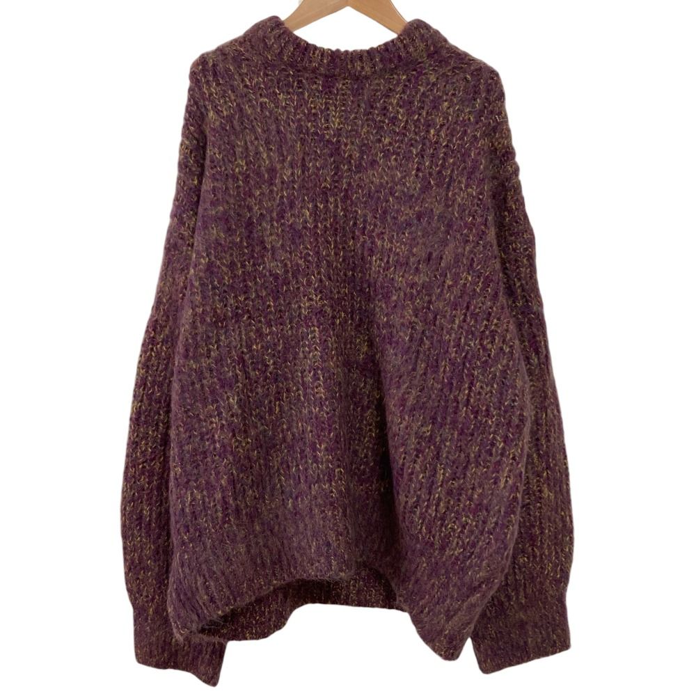 MAISON SPECIAL - 美品 22AW MAISON SPECIAL メゾンスペシャル MOURINE KIDモヘヤプライムオーバークルーネックニットプルオーバー 1 パープル メンズ レディース 古着 中古 USED 美品 22AW MAISON SPECIAL メゾンスペシャル MOURINE KIDモヘヤ