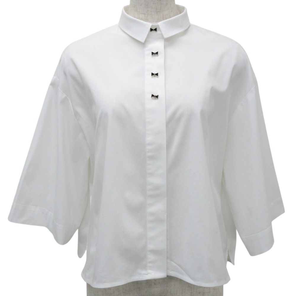 Yoriヨリブルーブラウス36 美品 Yoriヨリブルーブラウス36 美品 Yori