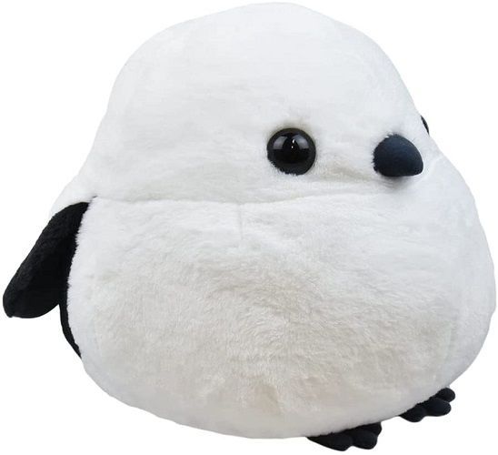 新品 ふくふくシマエナガBIG シマちゃん ぬいぐるみ 高さ約28cm