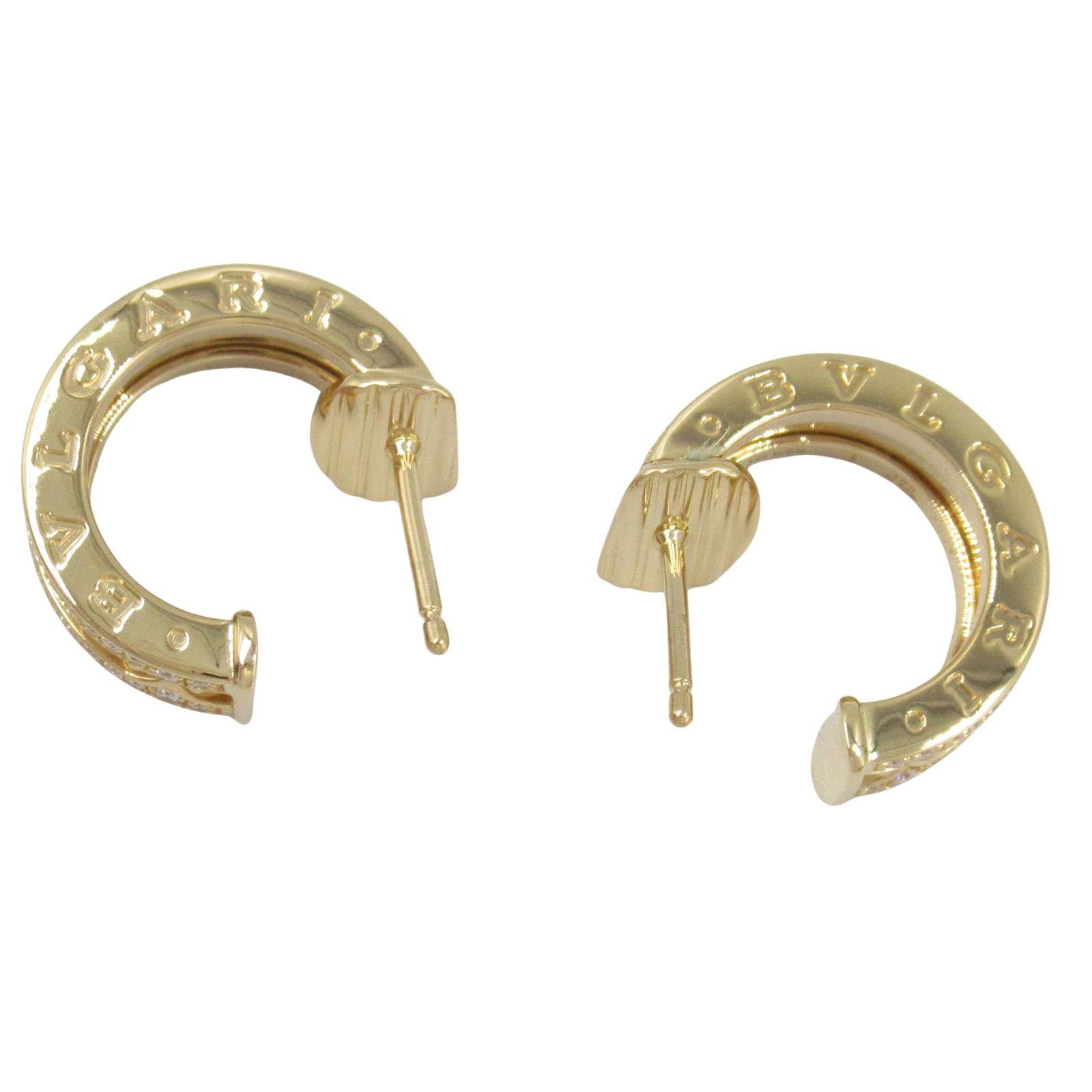 BVLGARI ブルガリ ビーゼロワン ピアス BVLGARI ブルガリ ピアス K18PG ホワイトセラミック B.zero1