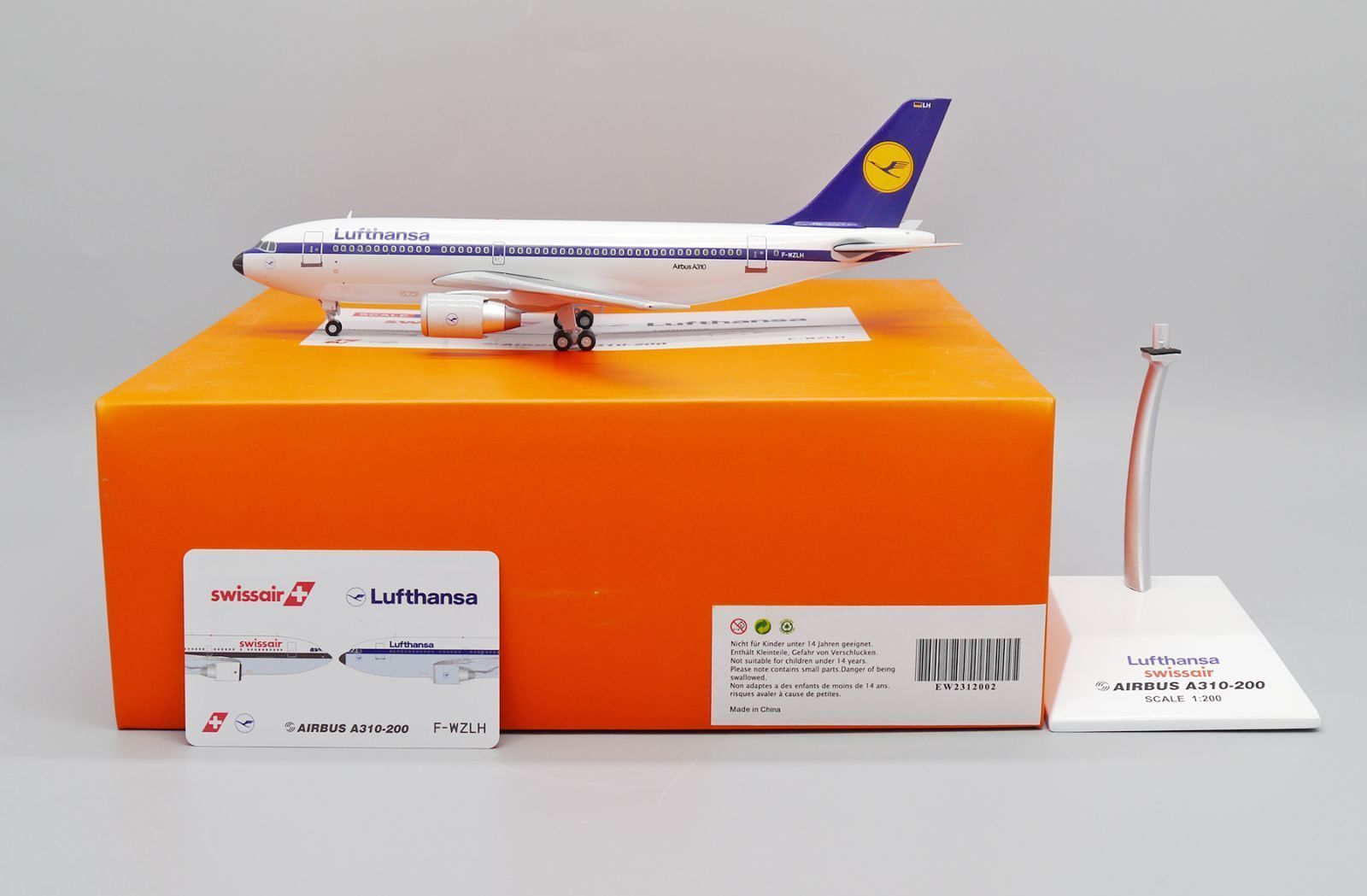 Jcwings スイスエア|ルフトハンザ A310-200 1|200