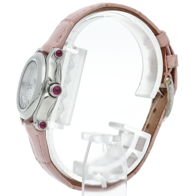 ショパール ハッピースポーツ ウォッチ 5Pルビー 27/8245-21 保証書 SS  