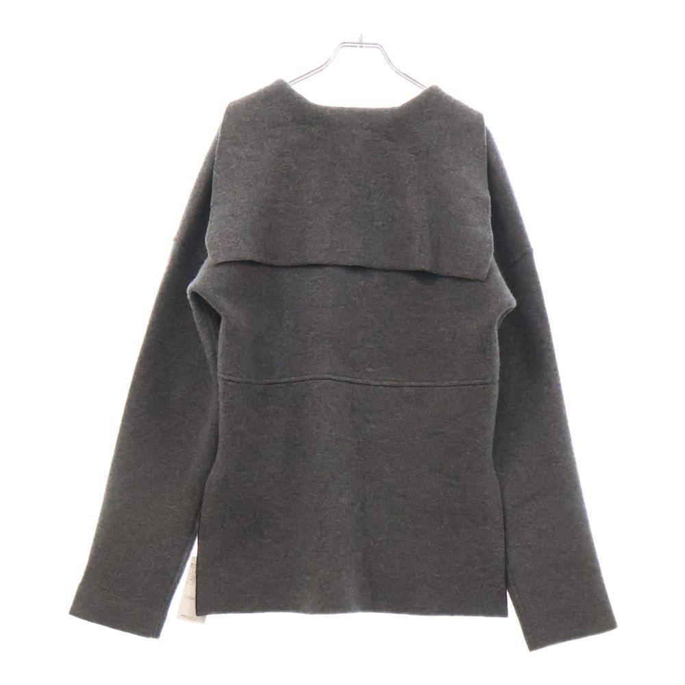JIL SANDER ジルサンダー セーラーネック ニット セーター レディース グレー J02GP0132 J14509 JIL SANDER - JIL SANDER ジルサンダー セーラーネック ニット