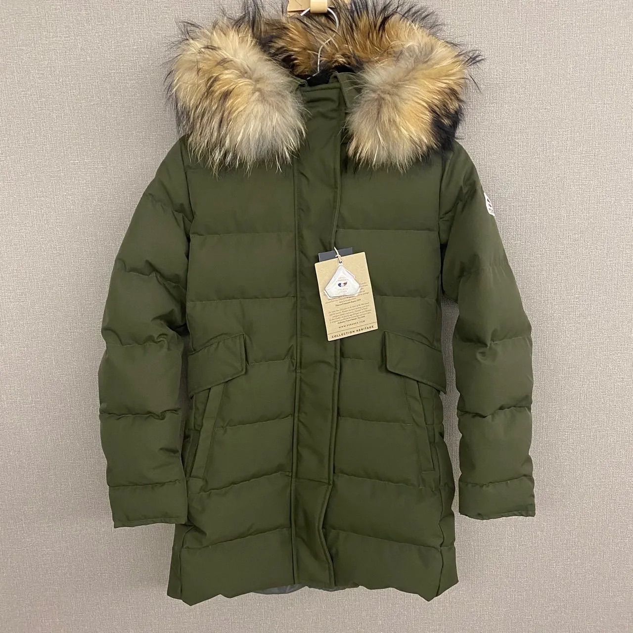 Pyrenex GRENOBLE FUR ダウンジャケット SAGE - メルカリ