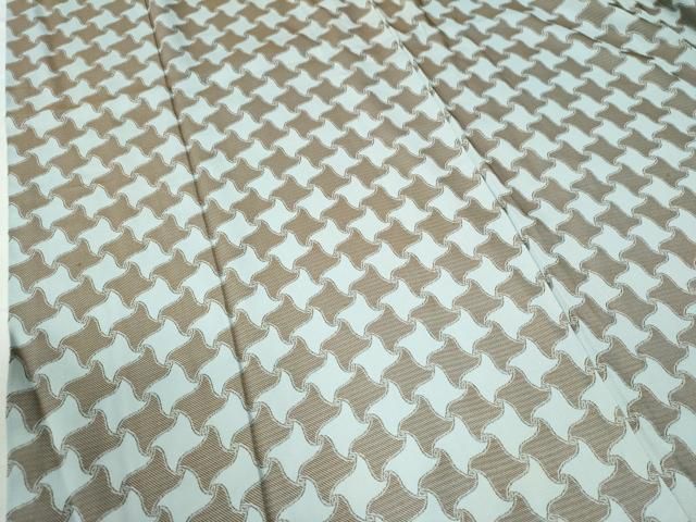 平和屋着物▽上質な紬 単衣 縞 正絹 逸品 AABB2369fy 平和屋着物▽上質