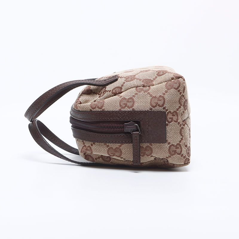 GUCCI グッチ ポーチ GGキャンバス ハンドバッグ ミニ - メルカリ