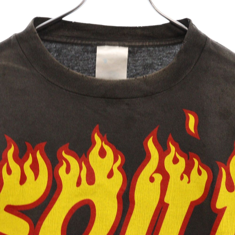 SAINT MICHAEL 火炎柄ロングスリーブ T シャツ L セント マイケル