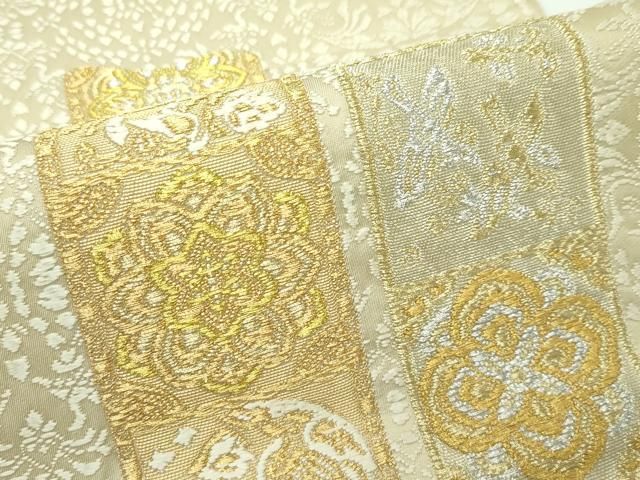 平和屋着物○美しいキモノ掲載柄 太鼓柄袋帯 作家物 竹有 上下