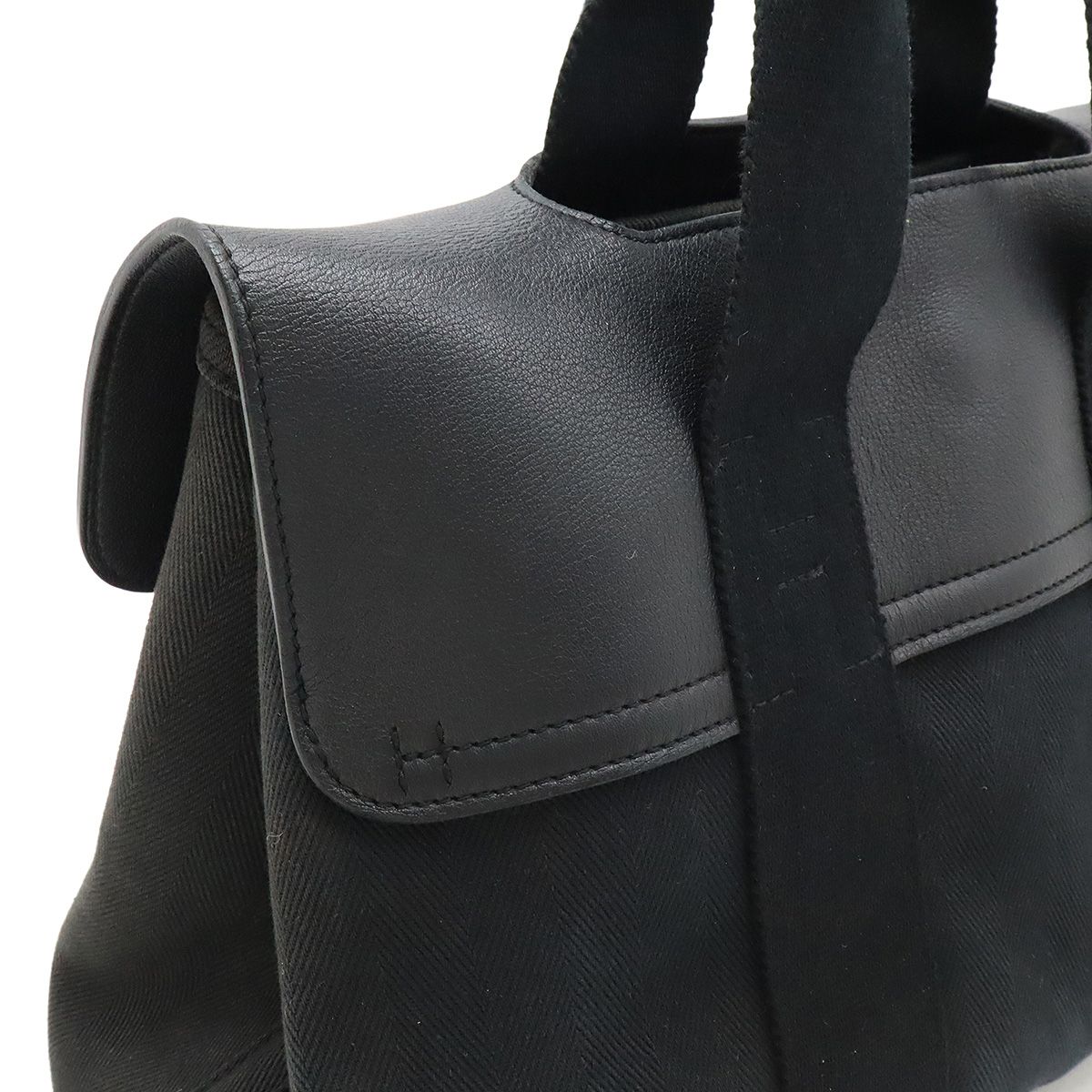 HERMES エルメス　ヴァルパライソ　PM ブラック　ハンドバッグ エルメスヴァルパライソ PM ブラック レディース キャンバス
