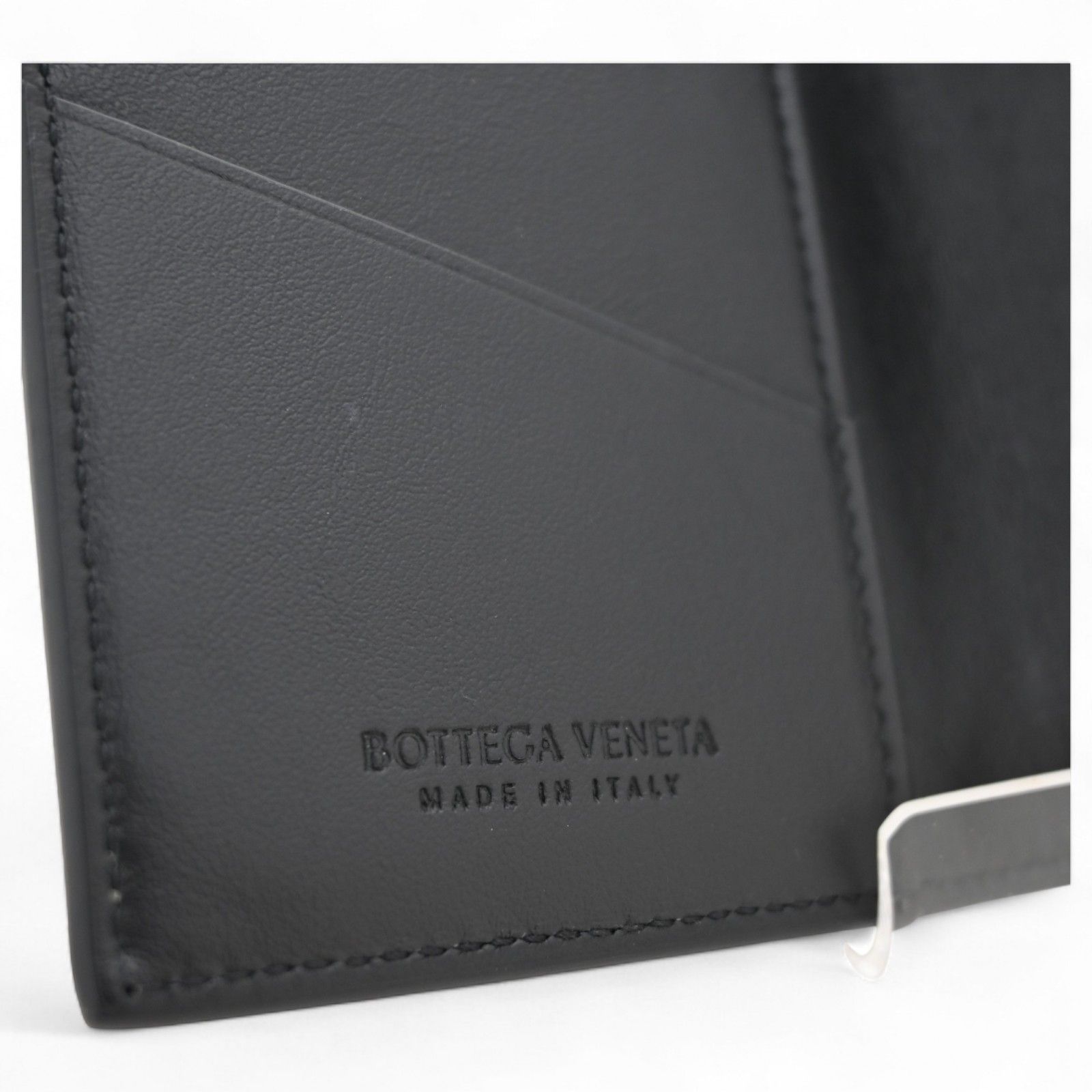  ボッテガ パスポートケース ブラック×レザー Aランク bo 5623 cc パスポートケース カバー 旅行かばん 小分けバッグ