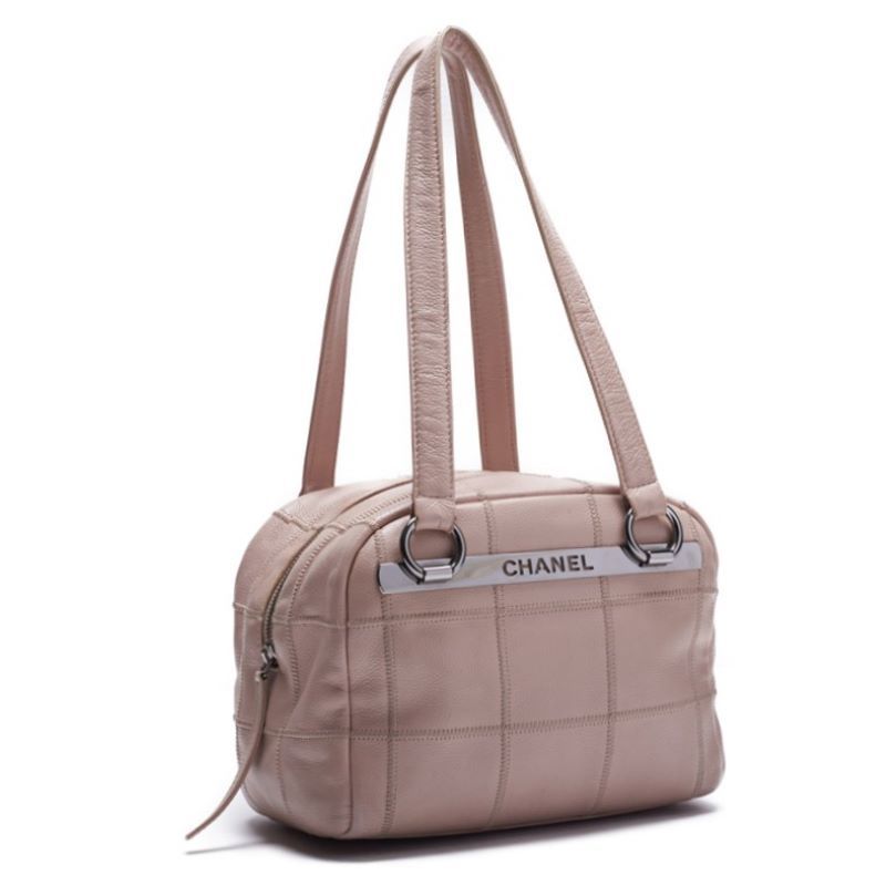 CHANEL シャネル チョコバー ミニボストンバッグ ハンドバッグ CHANEL シャネル チョコバー ミニボストンバッグ ハンドバッグ