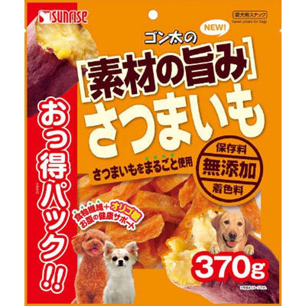 同梱不可 24個セット マルカン サンライズ ゴン太の素材の旨み さつまいも おっ得パック 370g
