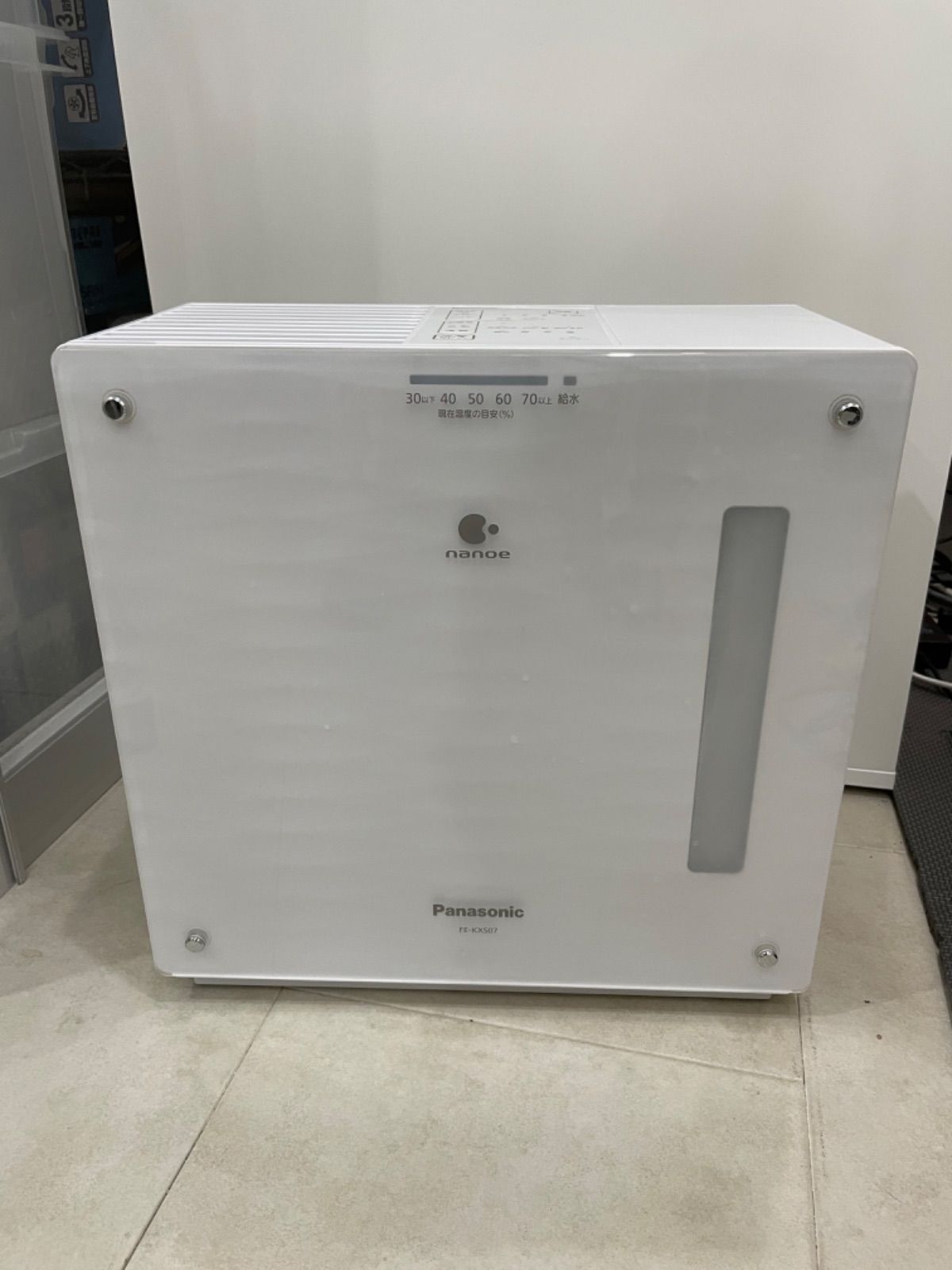 Panasonic 気化式加湿機 ナノイー2019年FE-KXS07-w - 加湿器